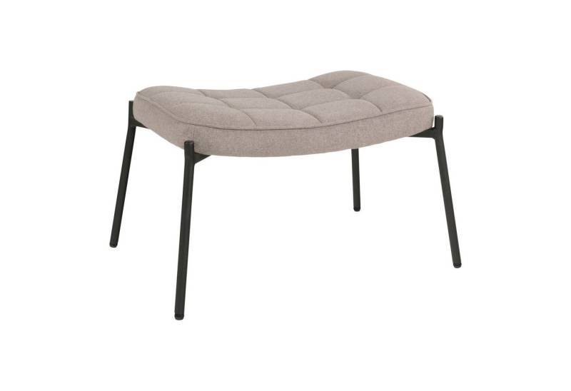 House Nordic Fußhocker in Graun-braun, Stoff - 61x36x41cm (BxHxT) von House Nordic