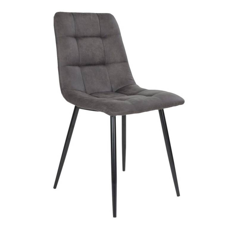 House Nordic Polsterstuhl (2er-Set) in Grau - 44x86x55 (BxHxT) (2er-Set) von House Nordic