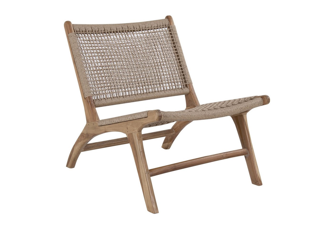 House Nordic Relaxsessel Derby, in Natur, Teak - 60x73x80cm (BxHxT) von House Nordic