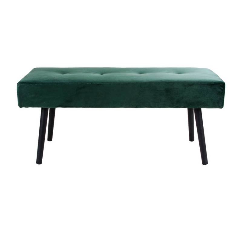 House Nordic Sitzbank Skiby, in Grn, Velour - 100x44x35cm (BxHxT) von House Nordic