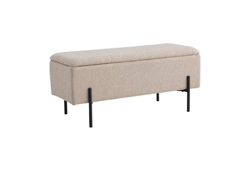 House Nordic Sitzbank WATFORD, Beige, Boucléstoff, mit Stauraum, B 95 x H 43 x T 37 cm House Nordic Sitzbank WATFORD, Beige, Boucléstoff, mit Stauraum, B 95 x H 43 x T 37 cm von House Nordic
