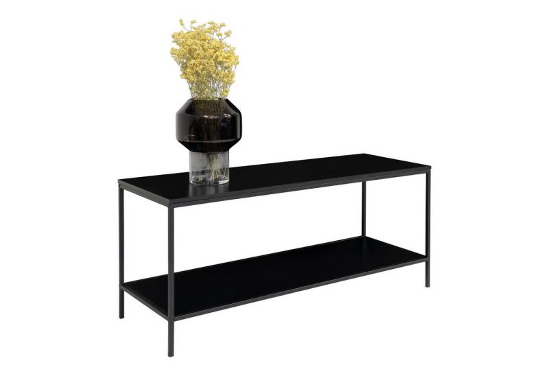 House Nordic TV-Bank in Schwarz, Melamin - 100x45x36cm (BxHxT) von House Nordic