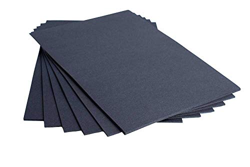 House of Card & Paper A4 160 gsm Card - Schwarz, 50 Blätter von House of Card & Paper