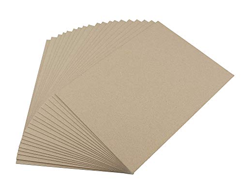 House of Card & Paper Grauer Kraftkarton, 1500 Mikron, 945 g/m², A4, 20 Blatt pro Packung, HCP472, grau House of Card & Paper Grauer Kraftkarton, 1500 Mikron, 945 g/m², A4, 20 Blatt pro Packung, HCP472, grau von House of Card & Paper