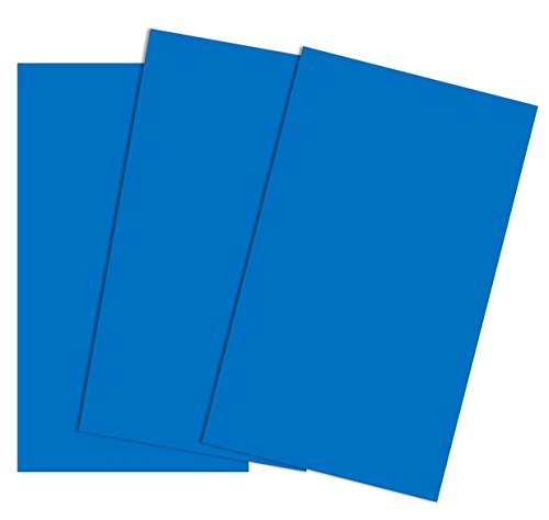 House of & Papier A2 220 gsm farbiger Karte – Blau (50 Stück Blatt) von House of Card & Paper