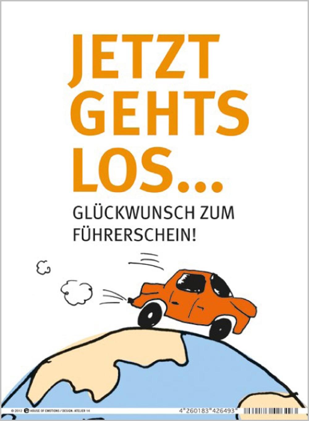 House of Emotions Parkscheibe Jetzt geht&#039;s los 960064 von House of Emotions GmbH