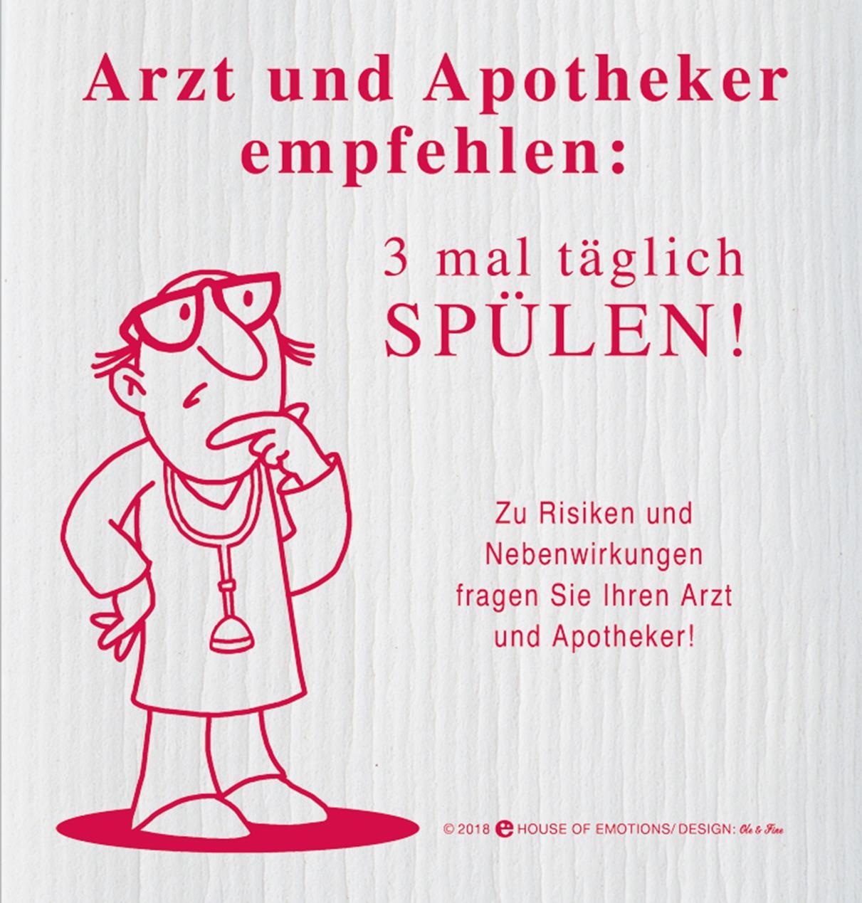 House of Emotions Spüllappen Apotheker 820183 von House of Emotions GmbH