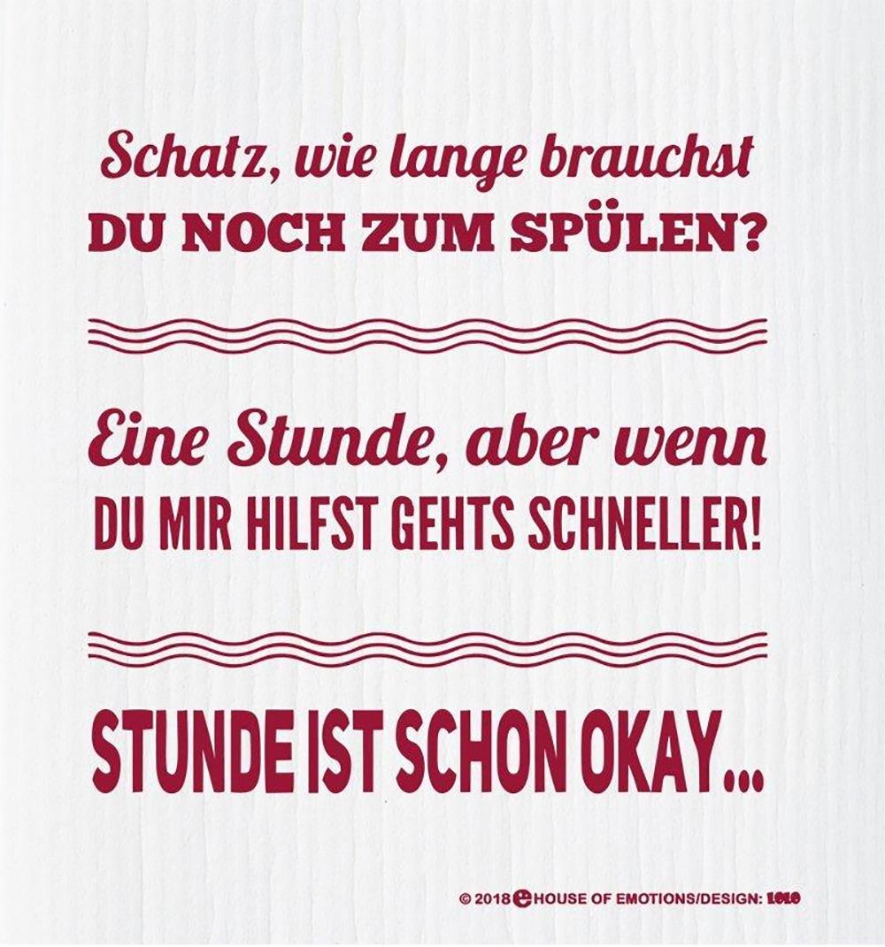 House of Emotions Spüllappen Ist schon ok 020192 von House of Emotions GmbH