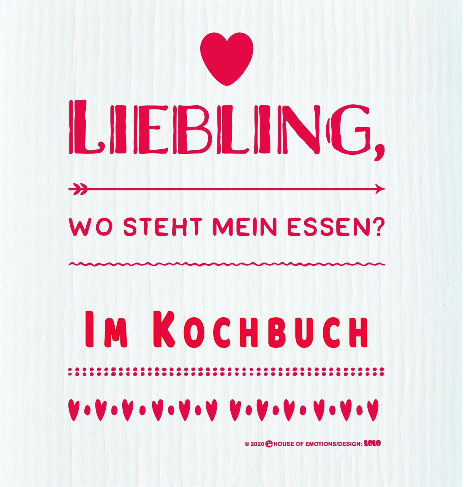 House of Emotions Spüllappen Liebling 020200 von House of Emotions GmbH