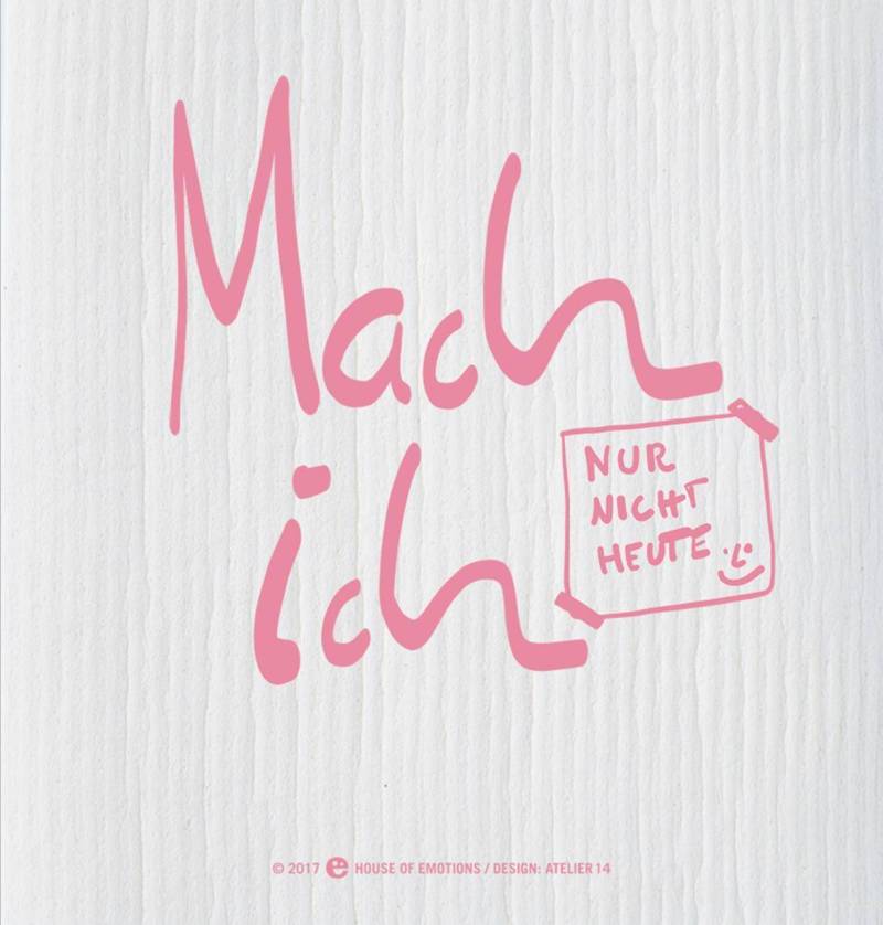 House of Emotions Spüllappen Mach ich 920140 von House of Emotions GmbH