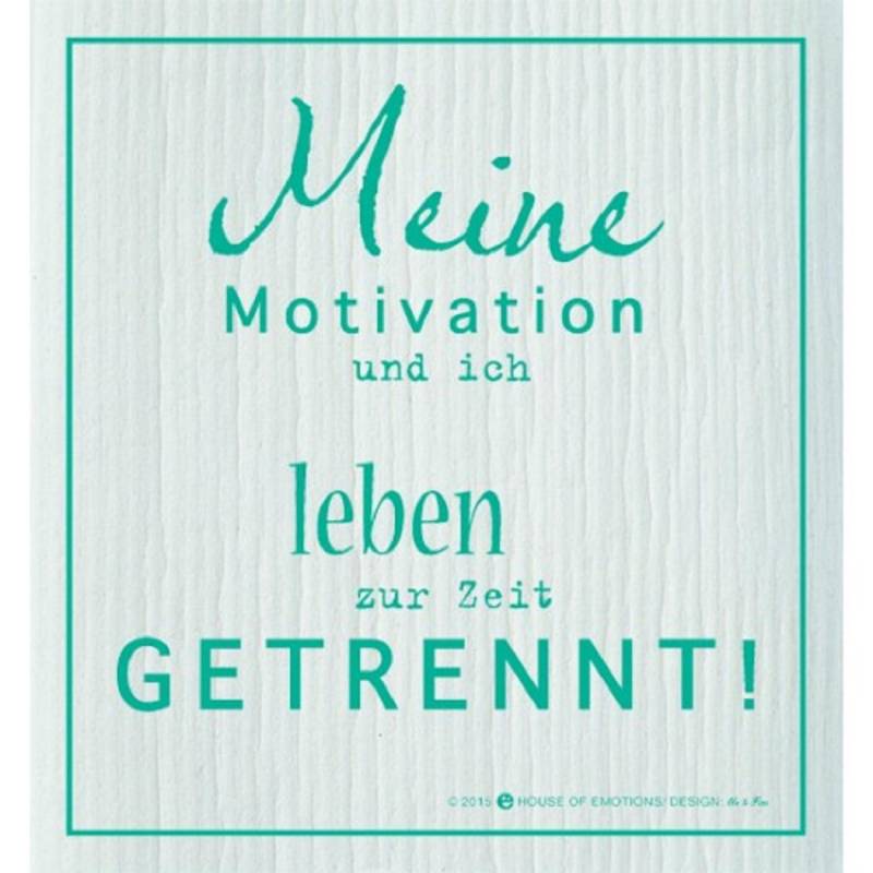House of Emotions Spüllappen Motivation 820094 von House of Emotions GmbH