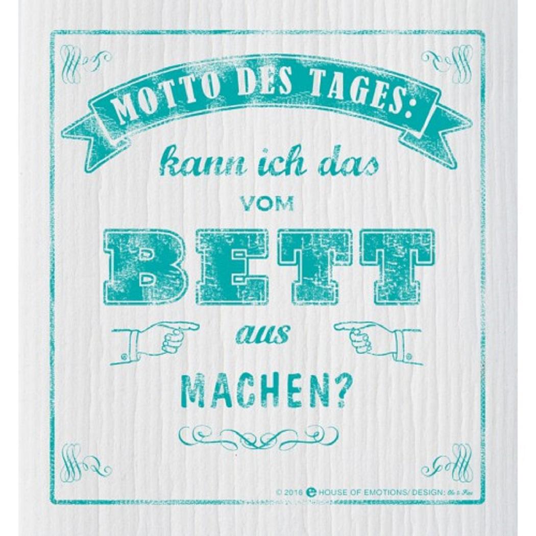 House of Emotions Spüllappen Motto des Tages 820132 von House of Emotions GmbH