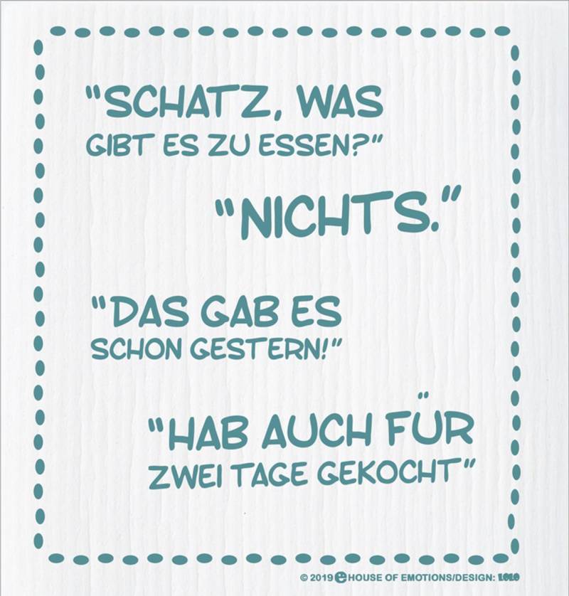 House of Emotions Spüllappen Nichts 020195 von House of Emotions GmbH