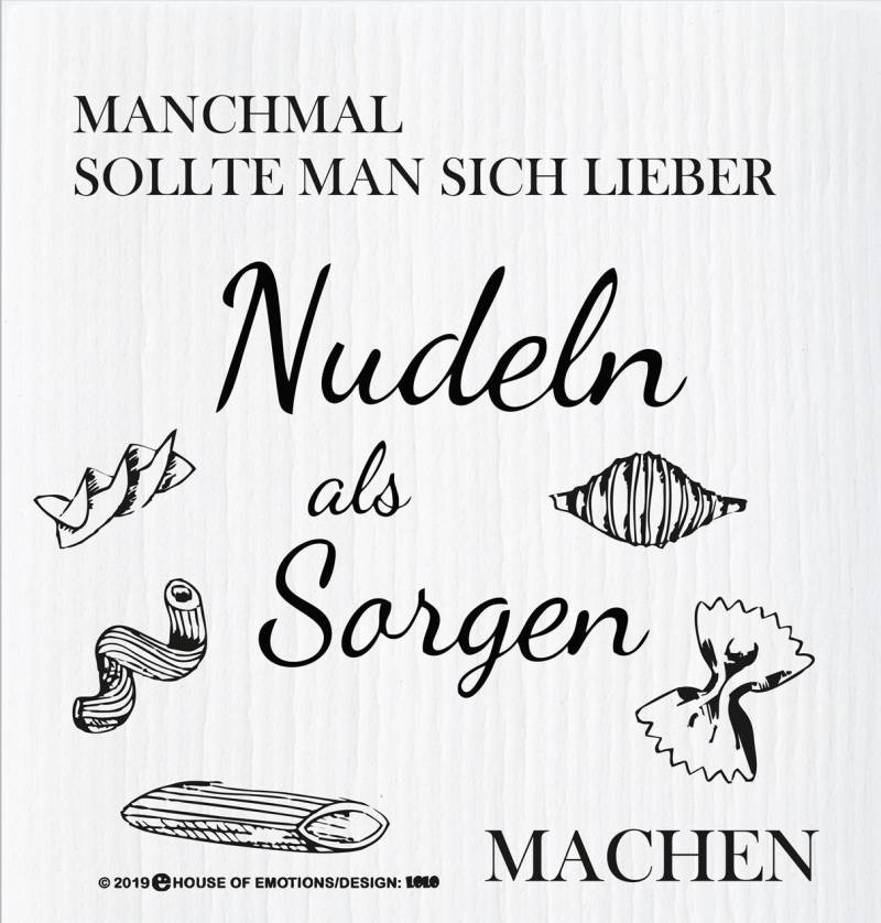 House of Emotions Spüllappen Nudeln 020197 von House of Emotions GmbH