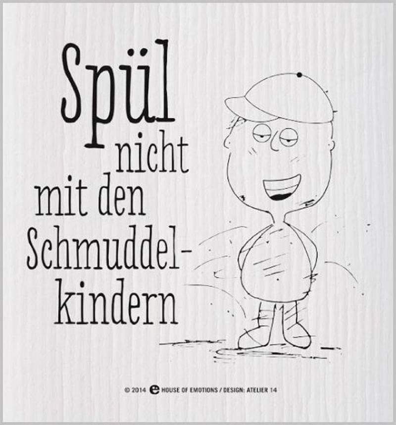 House of Emotions Spüllappen Schmuddelkinder 920059 von House of Emotions GmbH