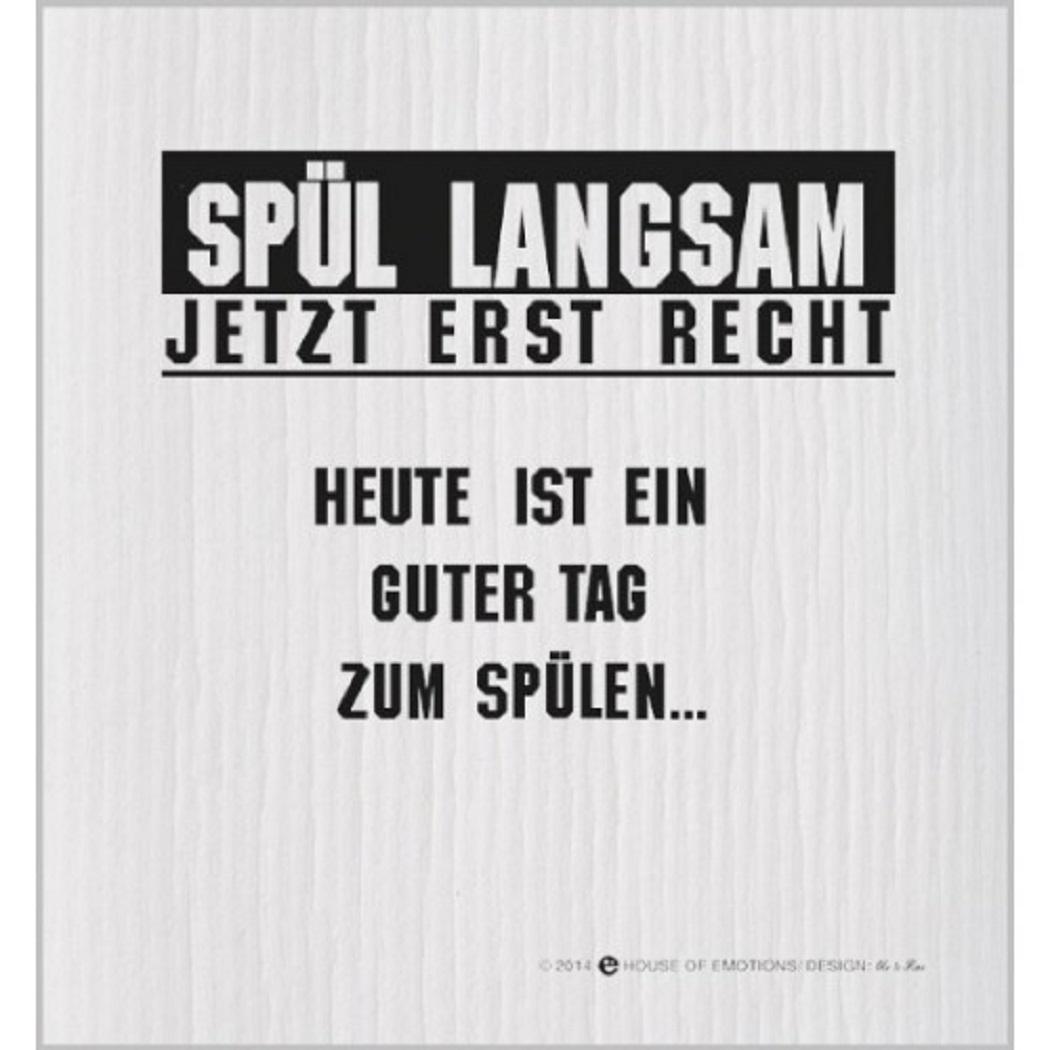 House of Emotions Spüllappen Spül Langsam 820079 von House of Emotions GmbH