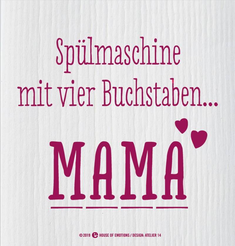 House of Emotions Spüllappen Spülmaschine 920174 von House of Emotions GmbH