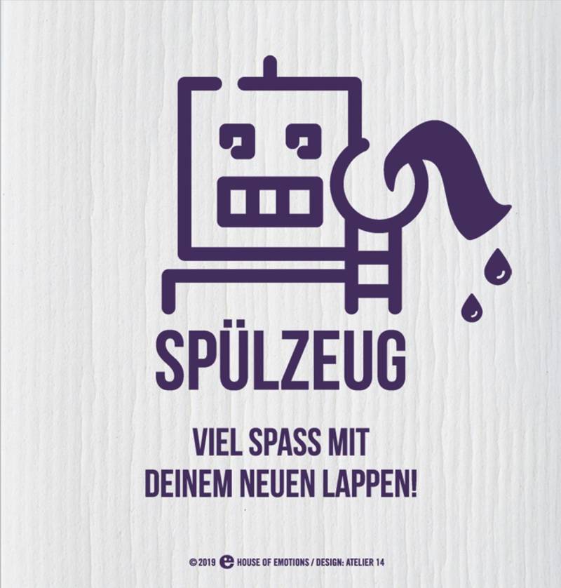 House of Emotions Spüllappen Spülzeug 920177 von House of Emotions GmbH