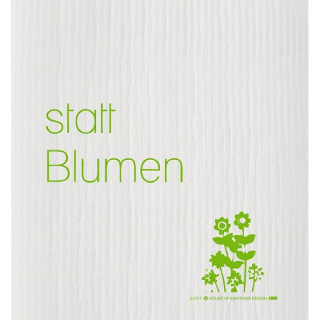 House of Emotions Spüllappen Statt Blumen 020124 von House of Emotions GmbH