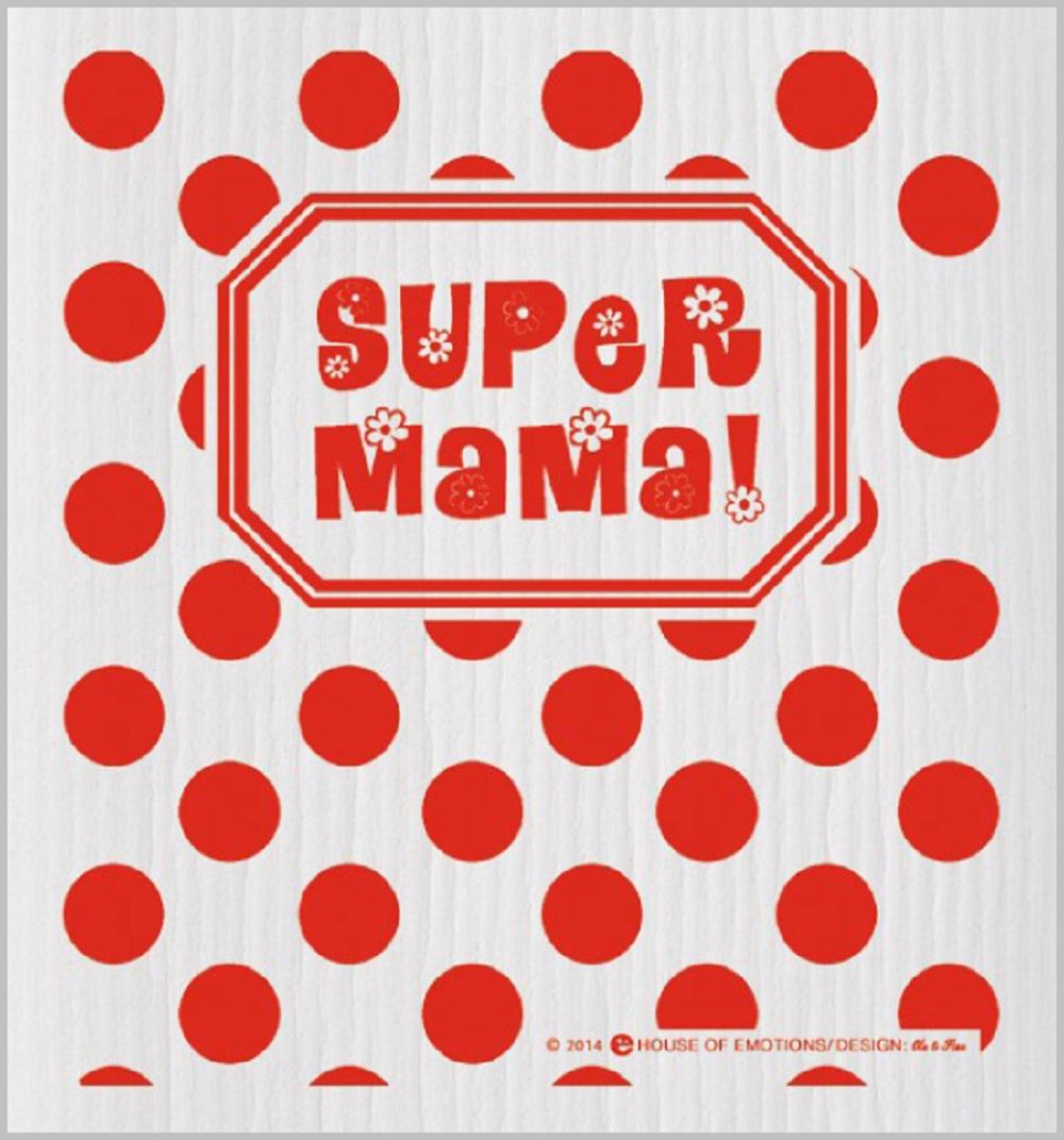 House of Emotions Spüllappen Super Mama 820062 von House of Emotions GmbH