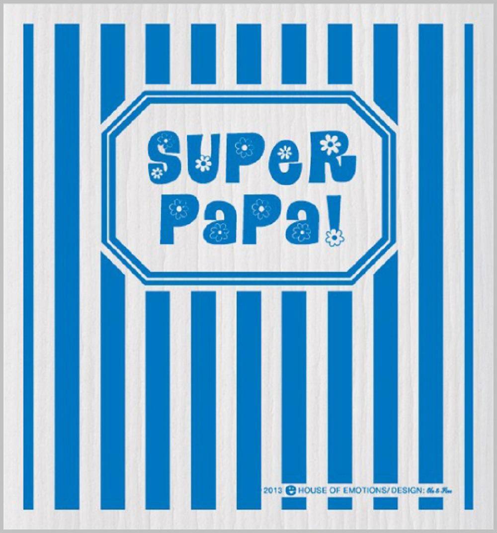 House of Emotions Spüllappen Super Papa 820061 von House of Emotions GmbH