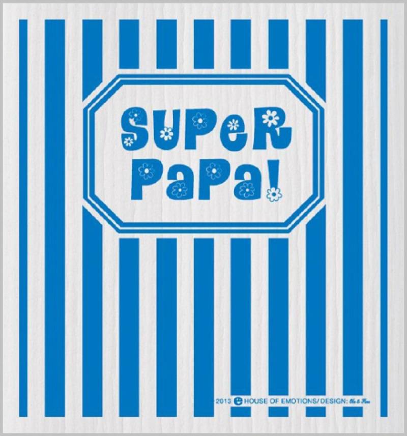 House of Emotions Spüllappen Super Papa 820061 von House of Emotions GmbH