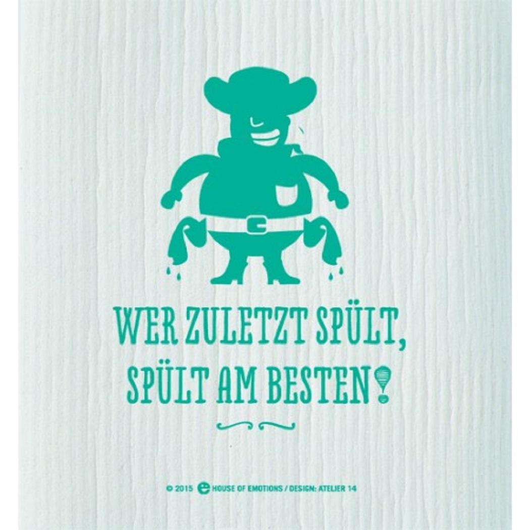 House of Emotions Spüllappen Wer zuletzt spült 920084 von House of Emotions GmbH