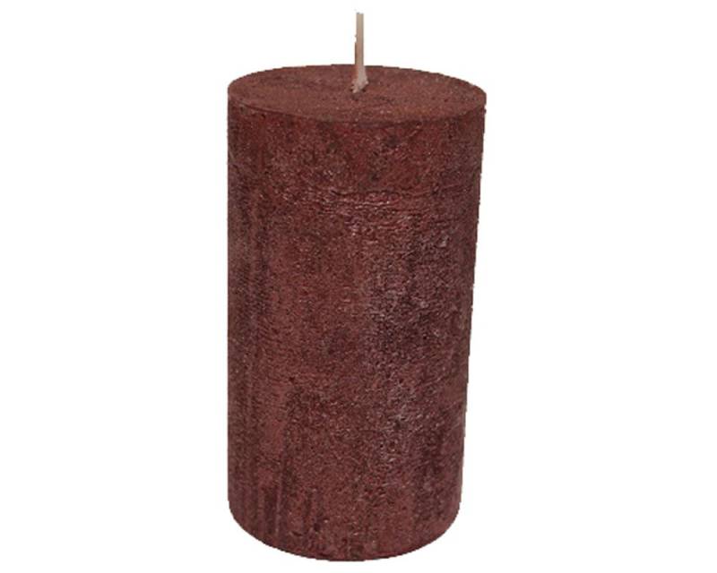 House of Rustic Kerze 12 cm burgunder von House of Rustic