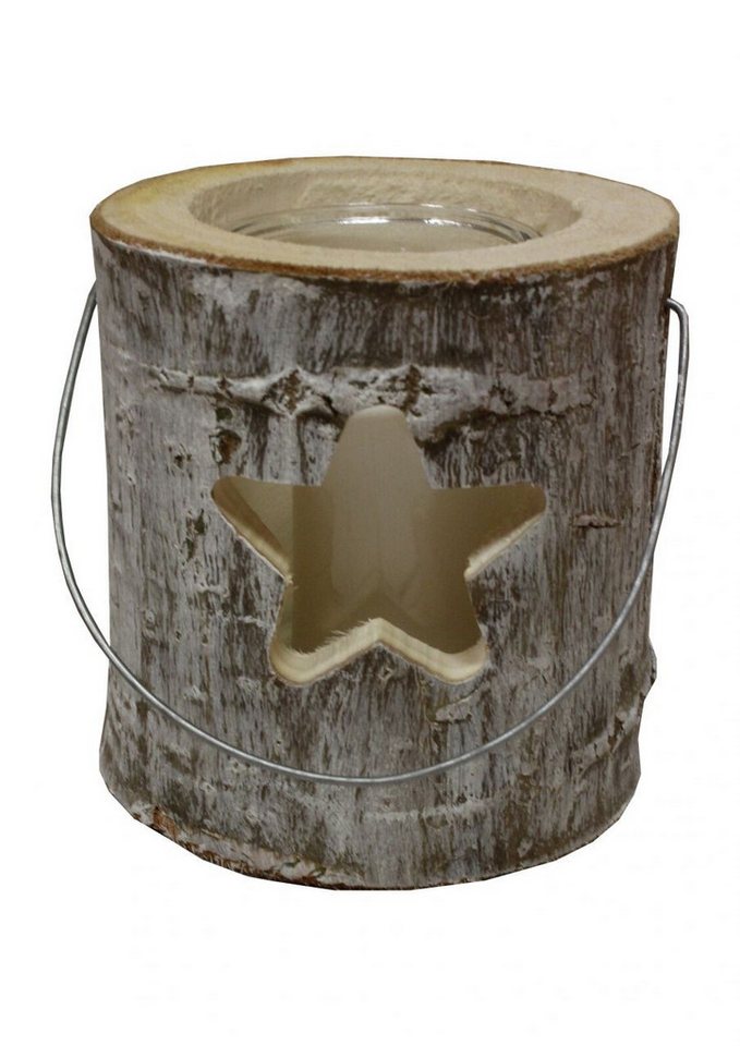 House of Rustic Kerzenlaterne House of Rustic Holzlaterne Stern Ø 21 x 26 cm von House of Rustic