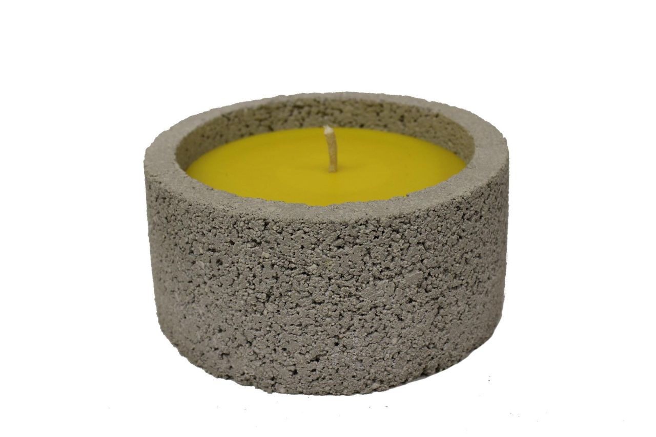 House of Rustic Outdoorkerze in Betonschale Citronella Ø 15x7,5 cm . House of Rustic Outdoorkerze in Betonschale Citronella Ø 15x7,5 cm . von House of Rustic