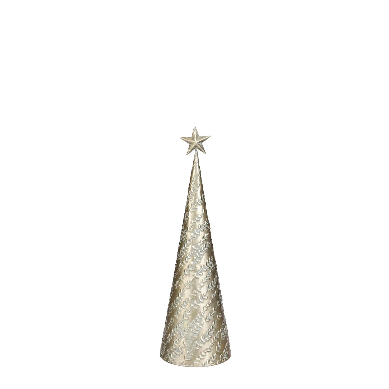 House of Seasons Weihnachtsbaum gold 39,5 x 12 cm von House of Seasons