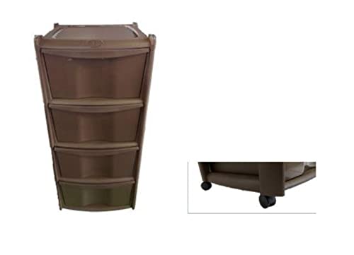 House&Style Schublade Vulcano 4CASS. WENGE' 7902, wie abgebildet von House&Style