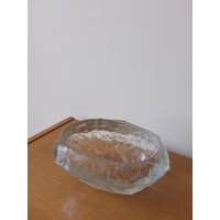 Demant Brutalist Glas Schale/Göte Augustsson/Ruda Schweden/Vintage von HouseOfVintFurniture
