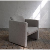 Grauer Dedar Boucle Loungesessel | 1990Er Jahren von HouseOfVintFurniture