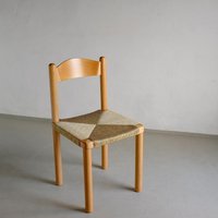 Vintage Leiter Rücken Geflochten Sitz Stuhl | 1960Er Jahre Vintage Leiter Rücken Geflochten Sitz Stuhl | 1960Er Jahre von HouseOfVintFurniture