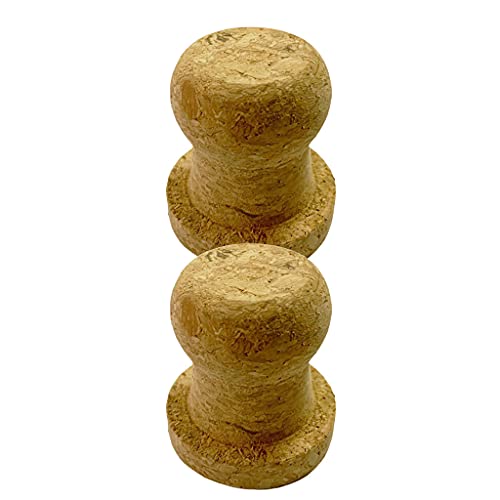 2 Stück Kork-Pfeifen-Klopfer mit Klebestreifen Aschenbecher Rohrreinigungswerkzeug für Metallrohre 3,8 x 4,2 cm von HouseVibe