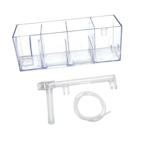 Aquarium-Filterbox zum Aufhängen, externes Filtersystem mit Durchflussregelventil für Schildkrötenbecken und Wasserhaustiere, Einzelbox mit Schlauch Aquarium-Filterbox zum Aufhängen, externes Filtersystem mit Durchflussregelventil für Schildkrötenbecken und Wasserhaustiere, Einzelbox mit Schlauch von HouseVibe
