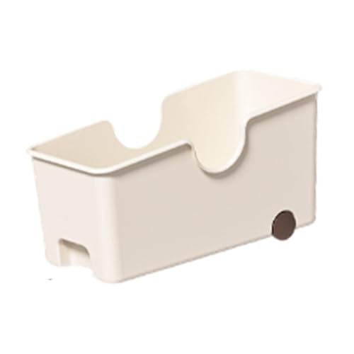 Aufbewahrungskorb mit Rollen für Unterspüle, Küche, Garage, Zuhause, Büro, mit Rollrollen, Kunststoffbehälter, 39 x 16,5 x 20 cm Aufbewahrungskorb mit Rollen für Unterspüle, Küche, Garage, Zuhause, Büro, mit Rollrollen, Kunststoffbehälter, 39 x 16,5 x 20 cm von HouseVibe