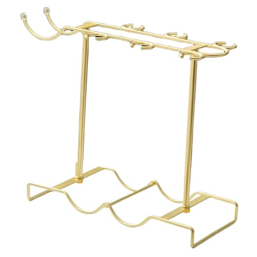 Getränkeglashalter, Ständer, Arbeitsplatte, hoher Glashalter für Esstisch, Zuhause, Bar, Küche, Stielglasregal, Organizer, 38 x 15 x 36 cm Getränkeglashalter, Ständer, Arbeitsplatte, hoher Glashalter für Esstisch, Zuhause, Bar, Küche, Stielglasregal, Organizer, 38 x 15 x 36 cm von HouseVibe