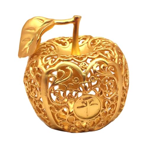 Goldene Obstdekoration, Tischdekoration, 7 x 7,8 cm, Skulptur aus Legierung, für Zuhause, Regal, Einweihungsgeschenk Goldene Obstdekoration, Tischdekoration, 7 x 7,8 cm, Skulptur aus Legierung, für Zuhause, Regal, Einweihungsgeschenk von HouseVibe