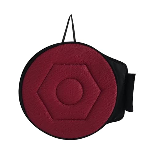 HouseVibe 360 Grad drehbares Sitzkissen mit Griff, Memory-Schaum, Drehscheibe für ältere Menschen, 40 x 45 x 2 cm, Rot HouseVibe 360 Grad drehbares Sitzkissen mit Griff, Memory-Schaum, Drehscheibe für ältere Menschen, 40 x 45 x 2 cm, Rot von HouseVibe