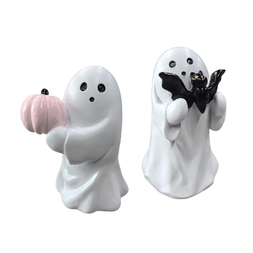HouseVibe Halloween-Statuen, Kunstharz, Tischdekoration, Skulpturen für den Innenbereich, Schreibtisch, Schrank, Wohnzimmer, Eingang, 15 x 10 x 10 cm, 2 Stück HouseVibe Halloween-Statuen, Kunstharz, Tischdekoration, Skulpturen für den Innenbereich, Schreibtisch, Schrank, Wohnzimmer, Eingang, 15 x 10 x 10 cm, 2 Stück von HouseVibe