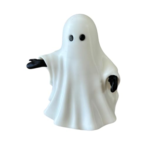 HouseVibe Kleine gruselige Figur, Halloween-Dekoration, Harzstatue, niedliches Desktop-Ornament, Miniatur-Kamindekoration, 9,5 cm von HouseVibe