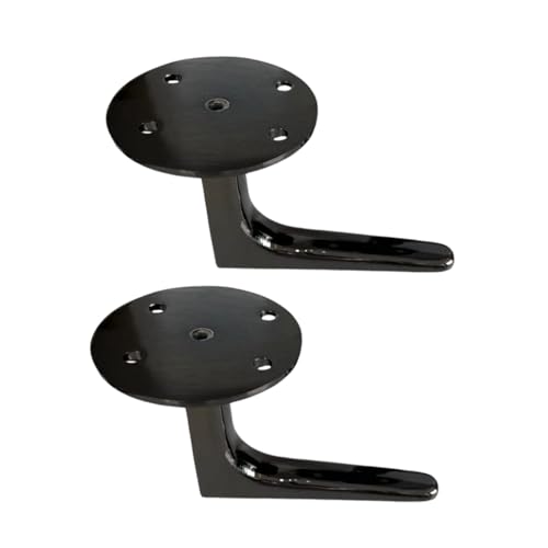 HouseVibe Möbelbeine, 12 cm Höhe, Aluminiumlegierung, Mehrzweckstütze, Schrankbeine, Metallfüße, Schwarz, 2 Stück HouseVibe Möbelbeine, 12 cm Höhe, Aluminiumlegierung, Mehrzweckstütze, Schrankbeine, Metallfüße, Schwarz, 2 Stück von HouseVibe