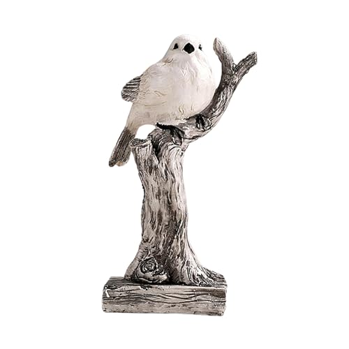 HouseVibe Vogelstatue, Tischdekoration, Tierskulptur für Schlafzimmer, Schrank, Büro, Schreibtisch, 9 x 8 x 20,5 cm von HouseVibe