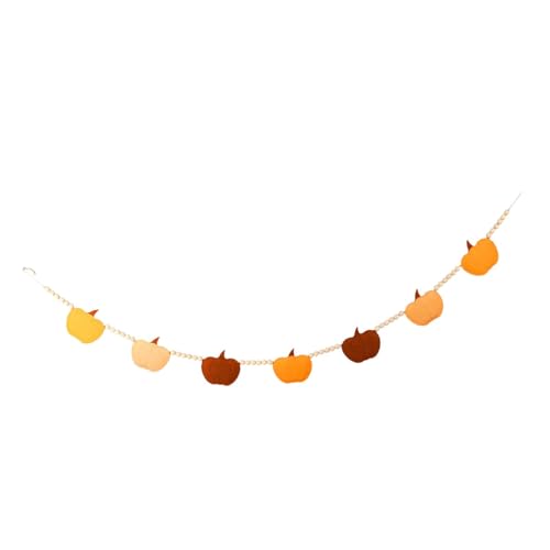 Kürbis-Banner, Thanksgiving-Dekoration, 140 cm, Herbstgirlande, Herbstdekoration für Zuhause, Innenbereich, Partyzubehör von HouseVibe