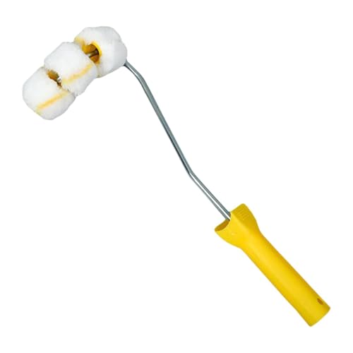 Rohr-Farbroller, gebogener Rohrroller, Bürste für Gasrohrgeländer, Ellenbogen, dreiseitiges Design, 11 x 4,5 x 36 cm Rohr-Farbroller, gebogener Rohrroller, Bürste für Gasrohrgeländer, Ellenbogen, dreiseitiges Design, 11 x 4,5 x 36 cm von HouseVibe