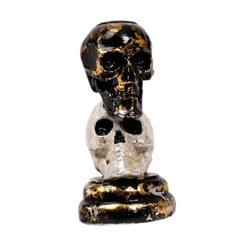 Skelett-Kerzenhalter, Halloween-Dekoration, Tischdekoration, gruselig, Gothic-Dekor, Kerzenhalter für Tisch, Zuhause, 18 cm Skelett-Kerzenhalter, Halloween-Dekoration, Tischdekoration, gruselig, Gothic-Dekor, Kerzenhalter für Tisch, Zuhause, 18 cm von HouseVibe