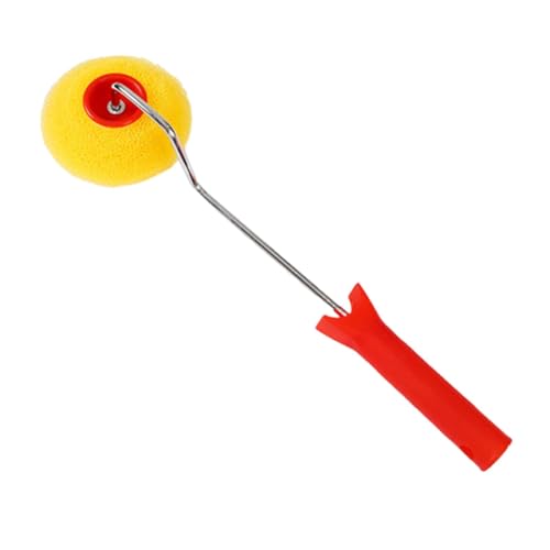 Strukturierte Eck-Farbrolle für Wände, Trockenbau-Eckwalze mit langem Griff für Stuckoberflächen und dekorative Farbeffekte, 10 x 37 cm Strukturierte Eck-Farbrolle für Wände, Trockenbau-Eckwalze mit langem Griff für Stuckoberflächen und dekorative Farbeffekte, 10 x 37 cm von HouseVibe