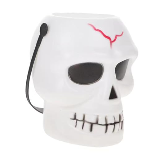 Süßigkeiten-Eimer für Halloween, mit Griff, 15 cm, Mehrzweck-Dekorations-Eimer für Partys, Aufführungen, Cafés, Heimdekoration Süßigkeiten-Eimer für Halloween, mit Griff, 15 cm, Mehrzweck-Dekorations-Eimer für Partys, Aufführungen, Cafés, Heimdekoration von HouseVibe